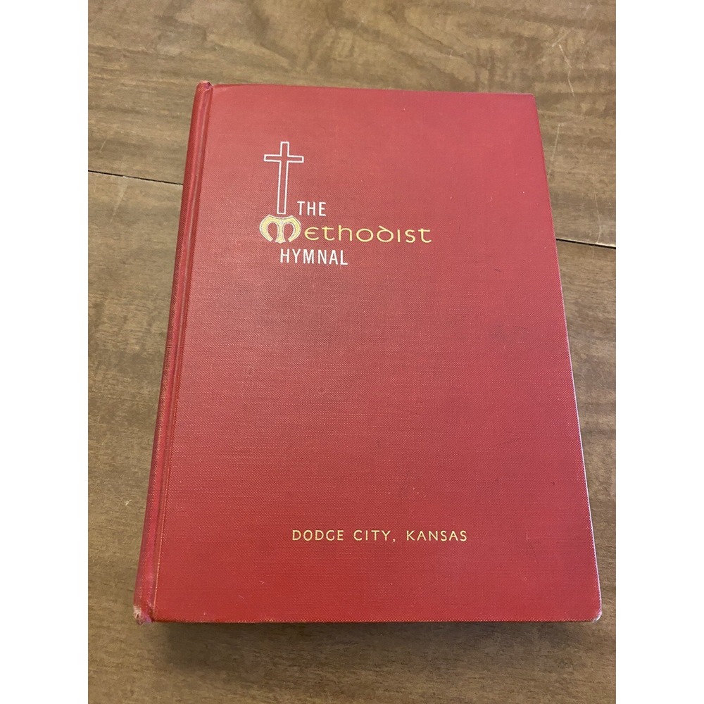 The Methodist Hymnal United Methodist Church Red Cover 1966 Book Vintage
